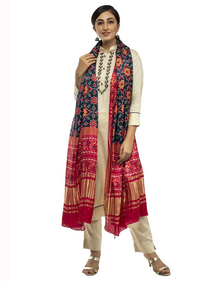 floral printed dupatta - 18436205 -  Zoom Image - 0