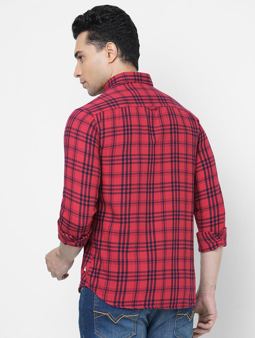 mens checks casual shirt - 18440691 - Zoom Image - 2