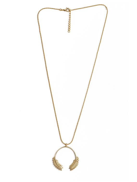 elegant pendant gold necklace - 18449923 - Zoom Image - 0