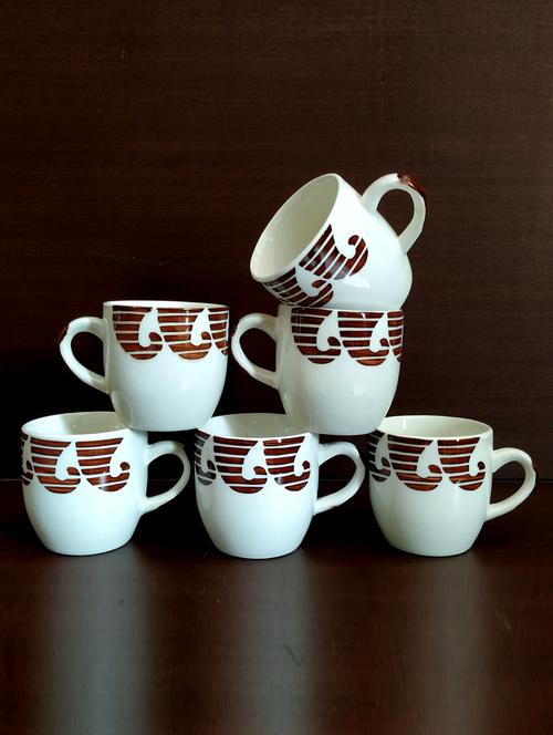 designer set of 6 cups | cup set | tea cups | set of 6 cups | ceramic - 18457030 - Standard Image - 0