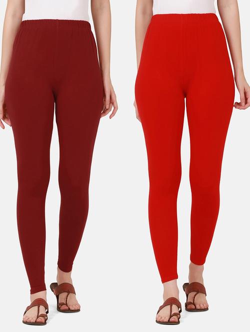 pack of 2 solid leggings  - 18457066 - Very Small Image - 1