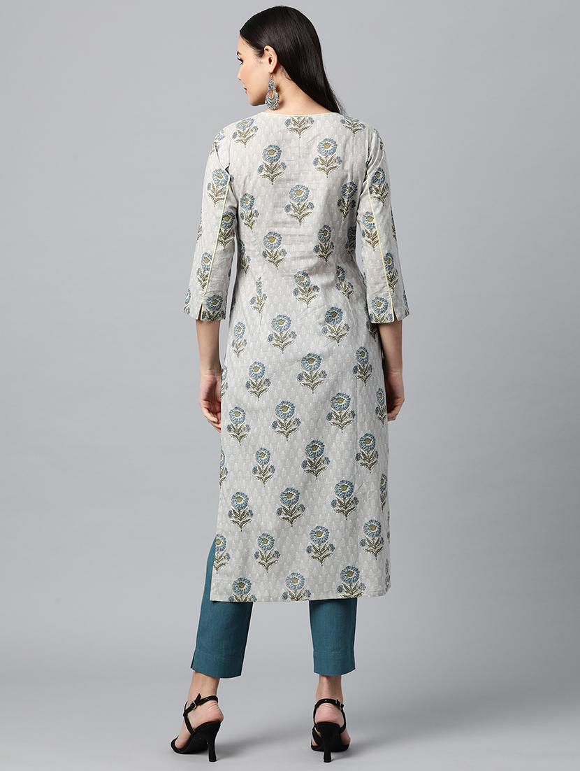 women's straight kurta - 18458757 - Zoom Image - 2