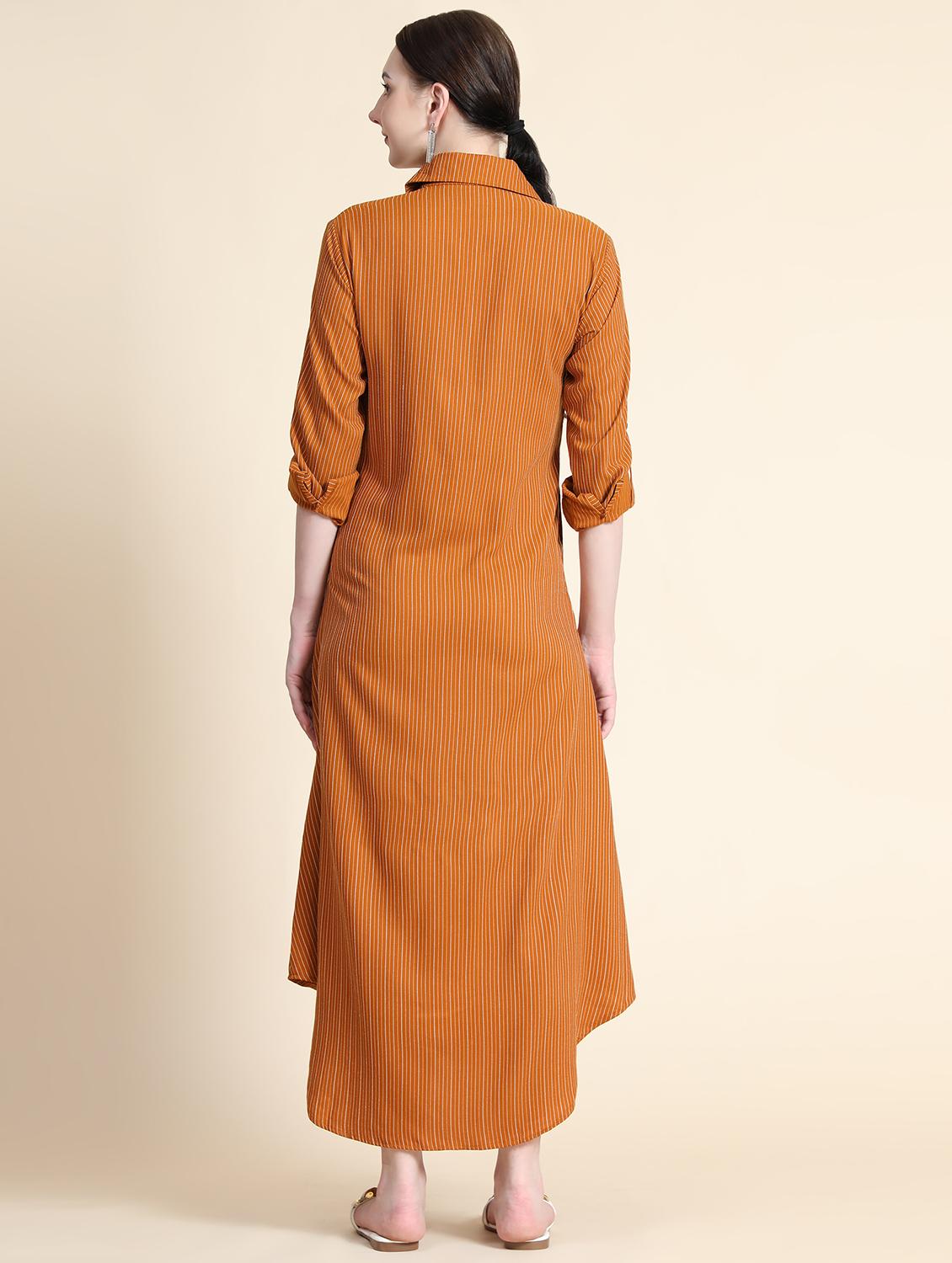 women's shirt striped dress - 18460593 - Standard Image - 3