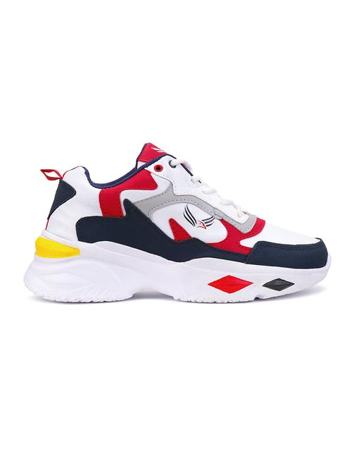 red color block sport shoe - 18461663 - Very Small Image - 1