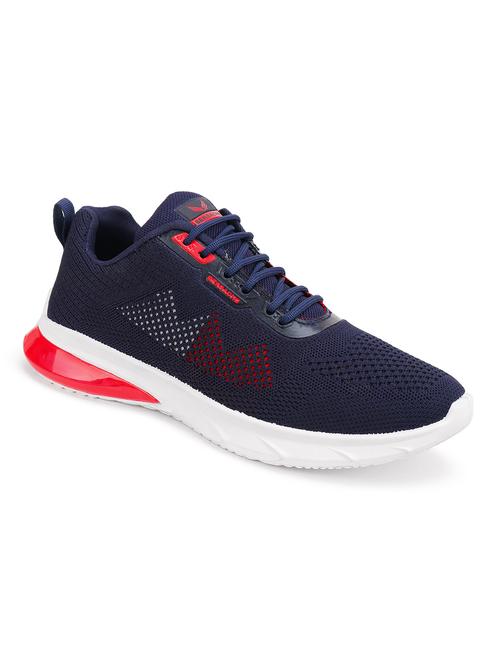 navy blue lace up sports shoes  - 18461678 - Very Small Image - 1