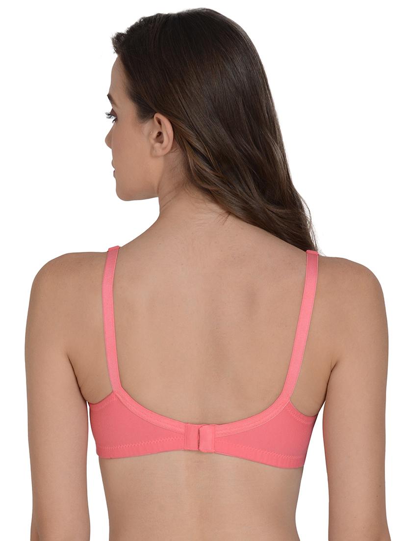 peach non padded regular bra - 18462592 - Standard Image - 2