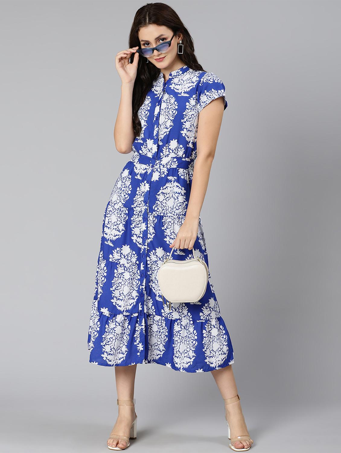 women's tiered dress floral dress - 18471035 -  Zoom Image - 0