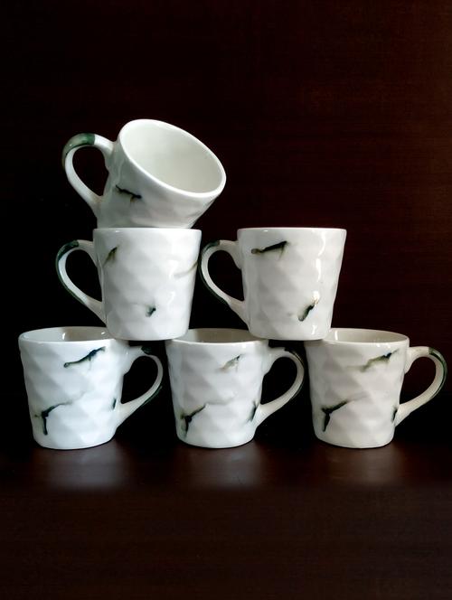 designer set of 6 cups | cup set | tea cups | set of 6 cups | ceramic - 18476680 - Standard Image - 0