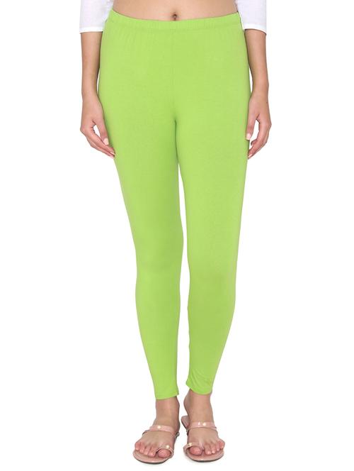 mid rise solid ankle length legging - 18480084 - Very Small Image - 1