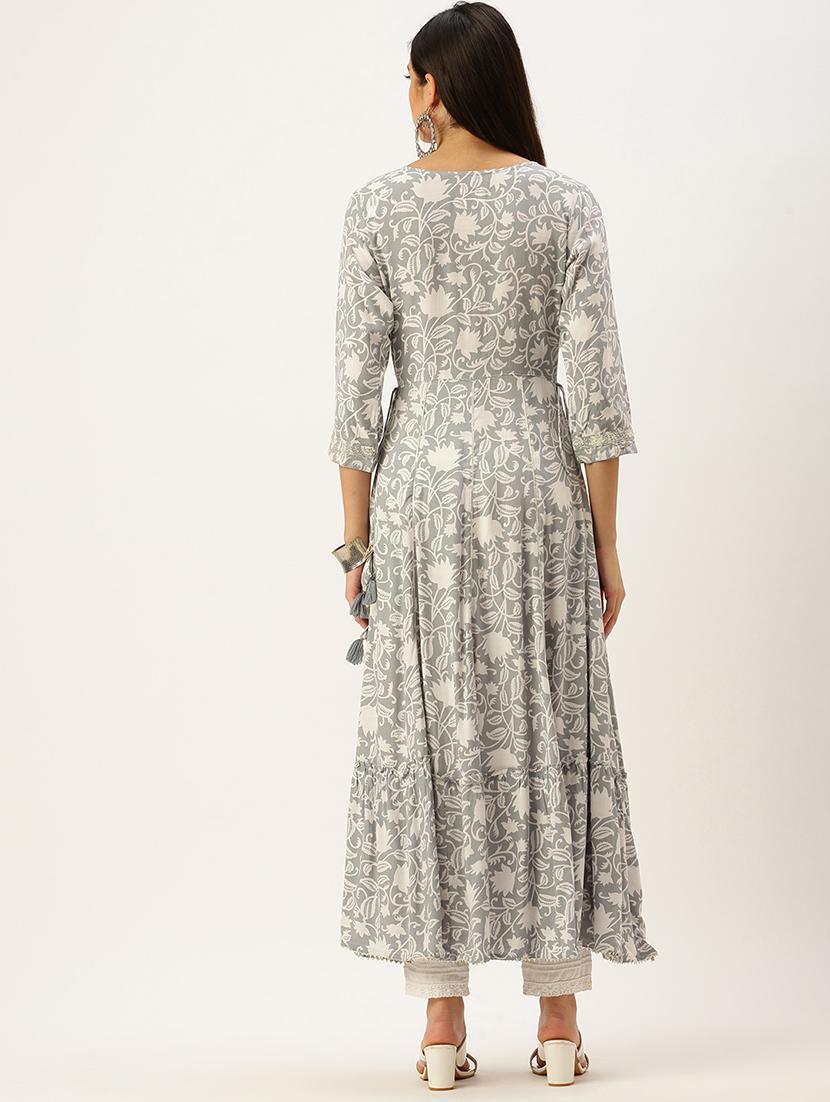 women's flared kurta - 18480710 - Standard Image - 2