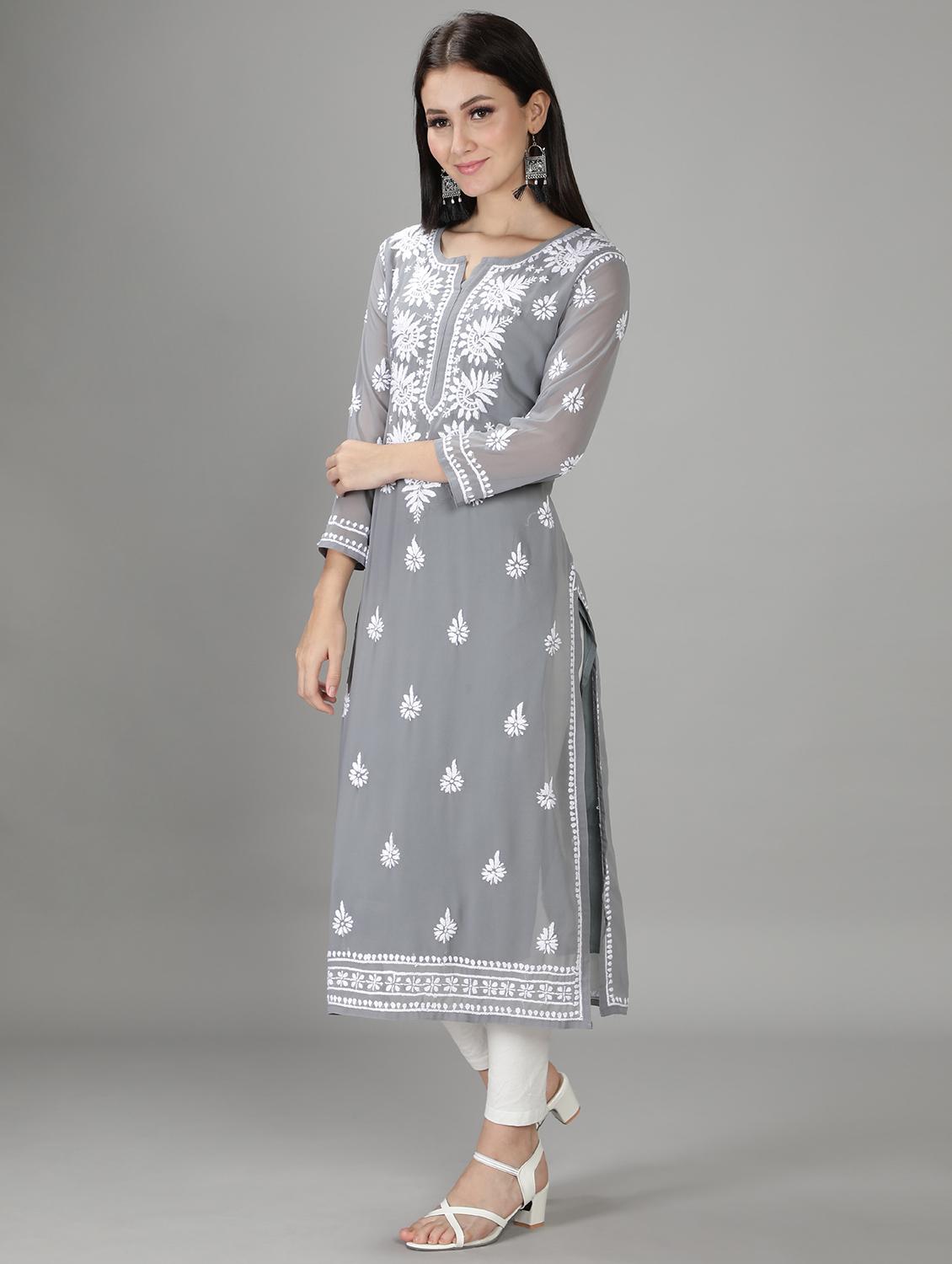 women's straight kurta - 18512712 - Zoom Image - 2