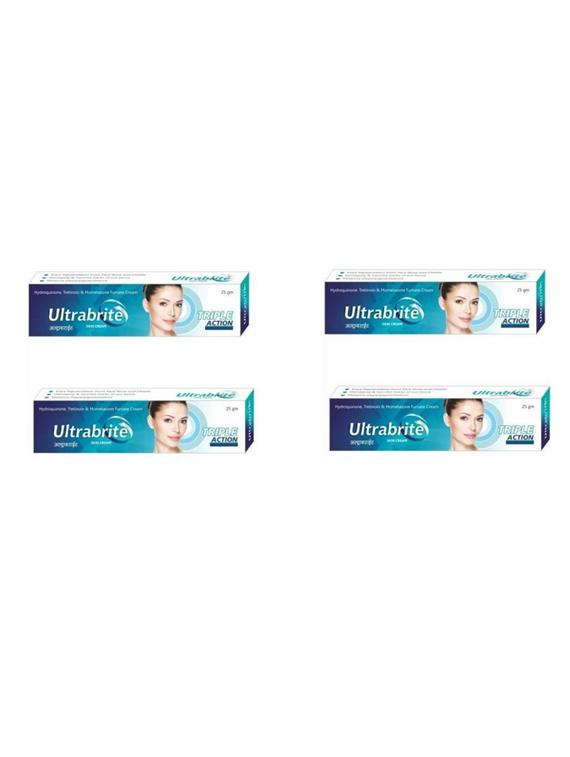 pack of 4 ultrabrite triple action skin cream 