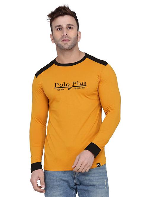 men round neck chest print t-shirt - 18520155 - Standard Image - 0