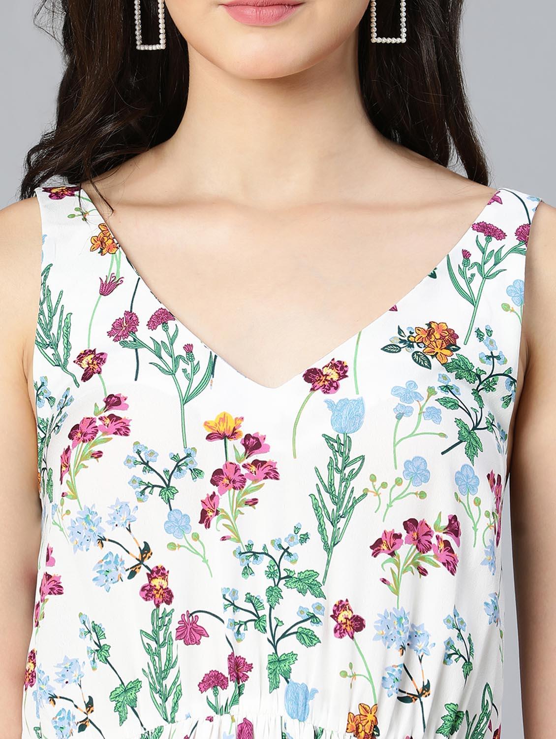 women's fit & flare floral dress - 18523624 - Zoom Image - 6