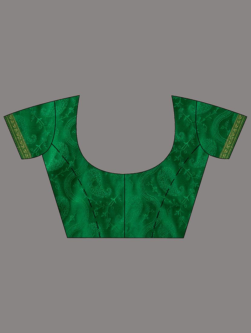 women's banarasi saree with blouse - 18528639 - Zoom Image - 2