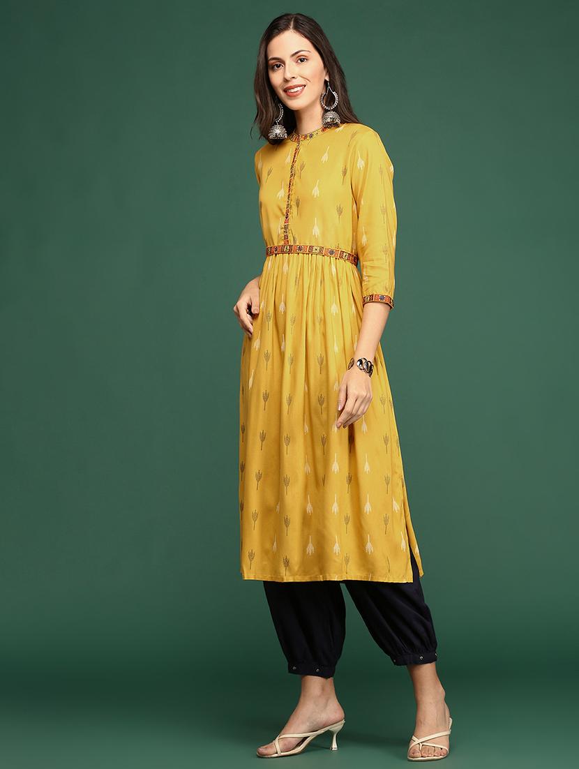 women's straight kurta - 18532092 - Zoom Image - 2