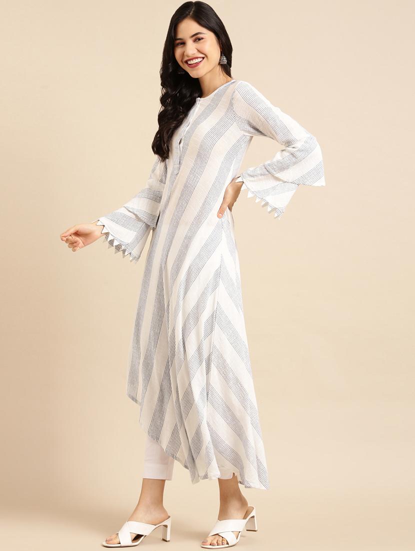 women's asymmetric kurta - 18532125 -  Standard Image - 0