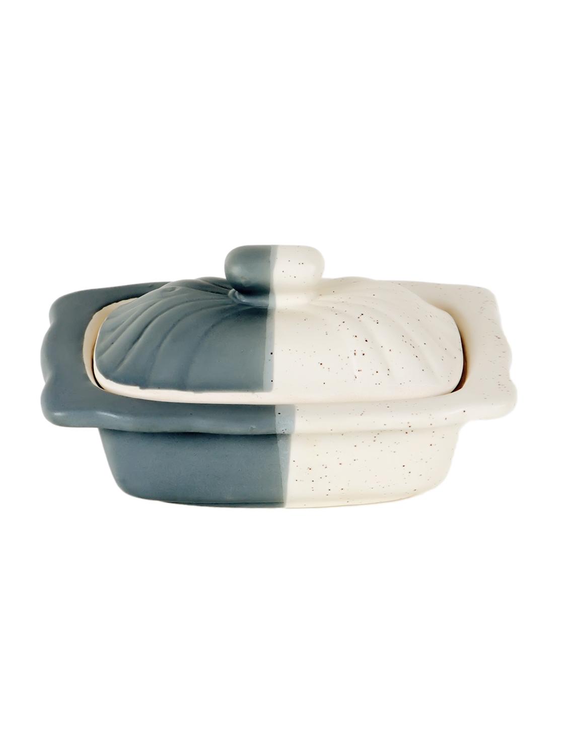cdi grey & off white 2 pieces ceramic matte bowls - 18538444 - Standard Image - 3