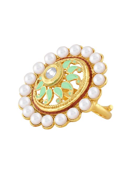 gold plated hand ring - 18566917 - Very Small Image - 1