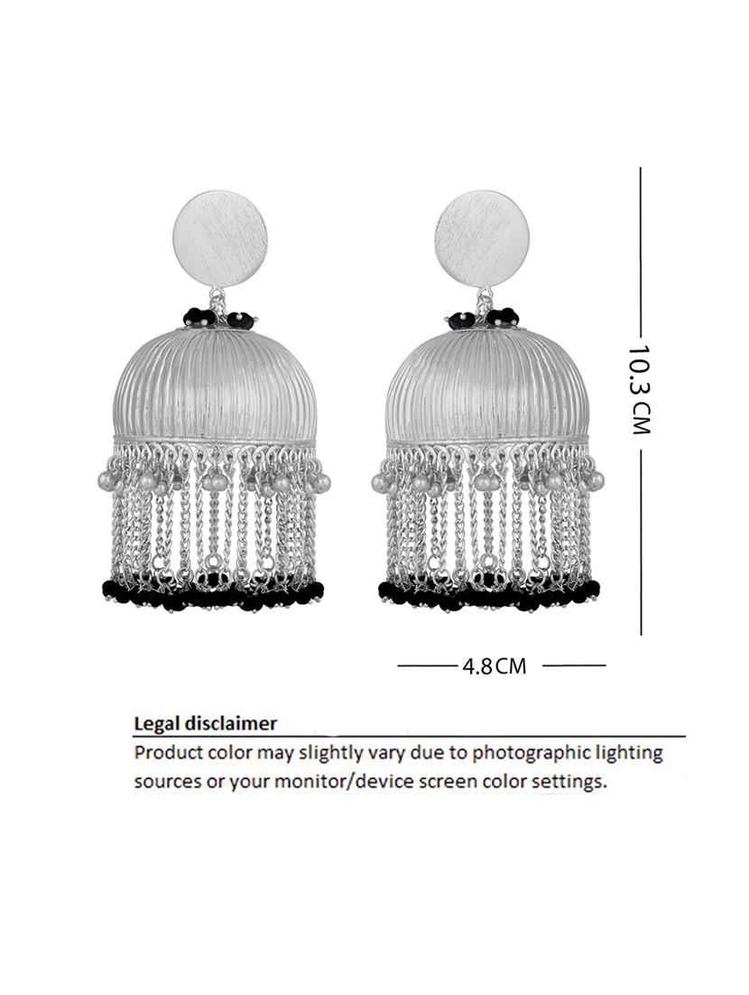 silver plated earring - 18567147 - Zoom Image - 2