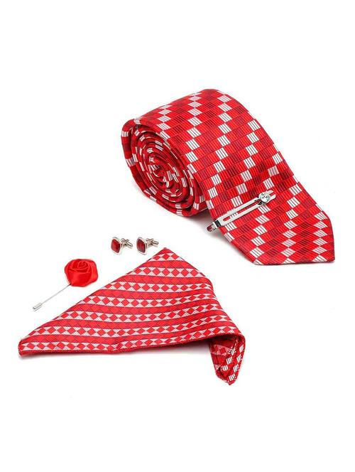 red tie combo gift set - 18568468 - Very Small Image - 1