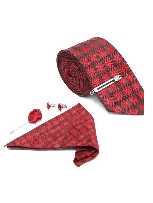 red tie combo gift set - 18568474 - Very Small Image - 1