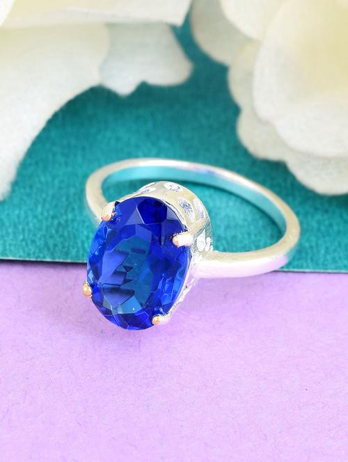 silver plated finger ring - 18573902 - Very Small Image - 1
