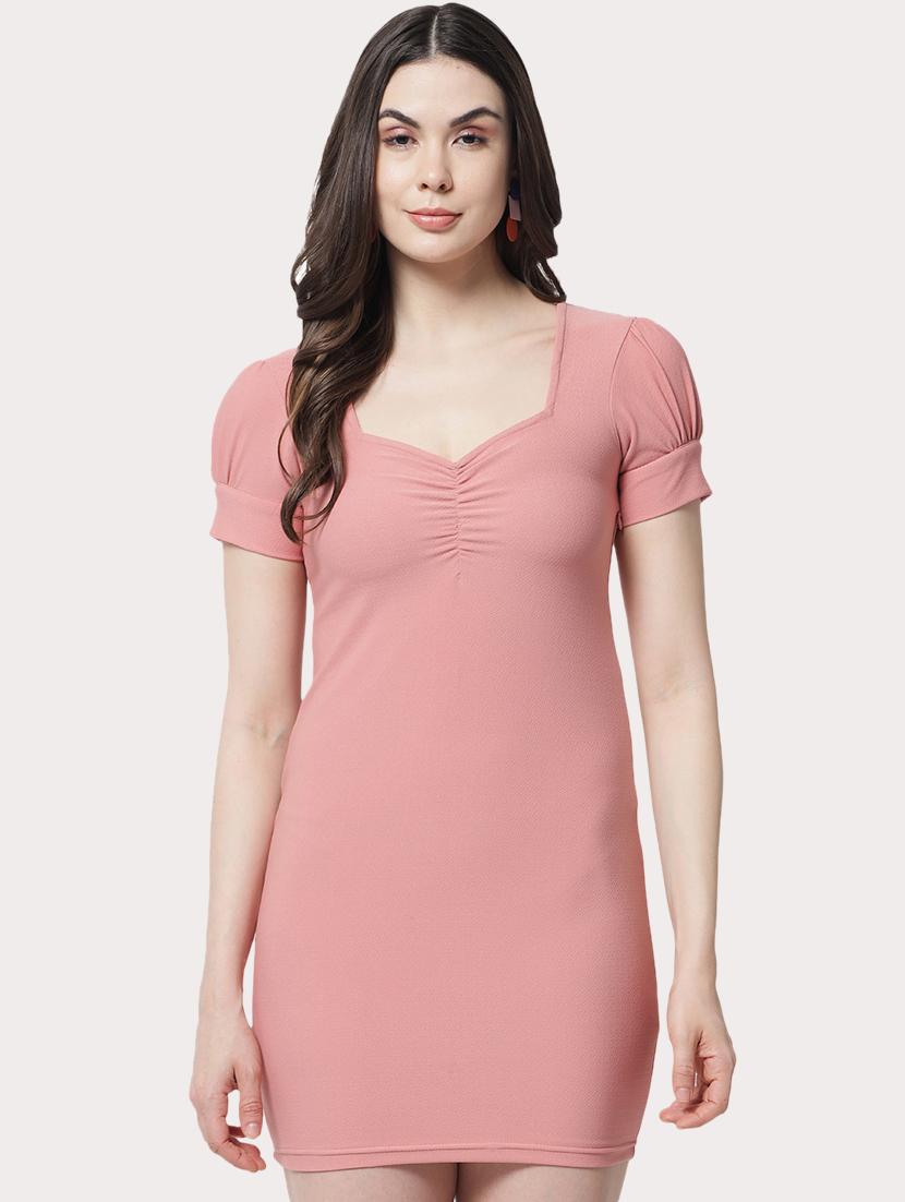 women's bodycon solid dress - 18575089 - Zoom Image - 0