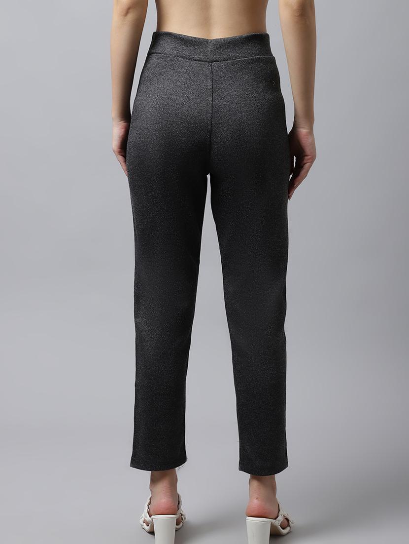high rise flat front trouser - 18578426 - Zoom Image - 2