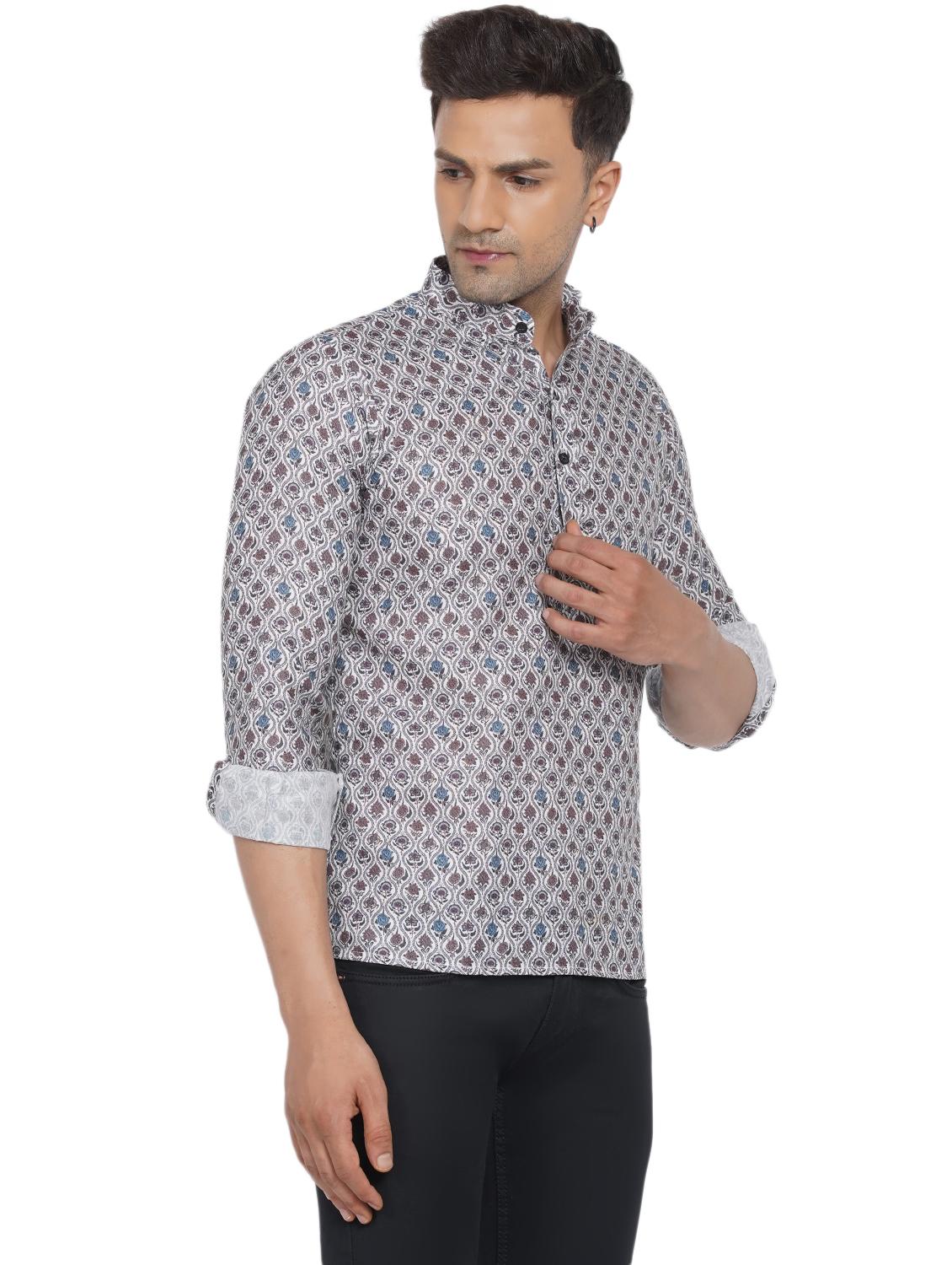 printed short kurta - 18582752 - Zoom Image - 2