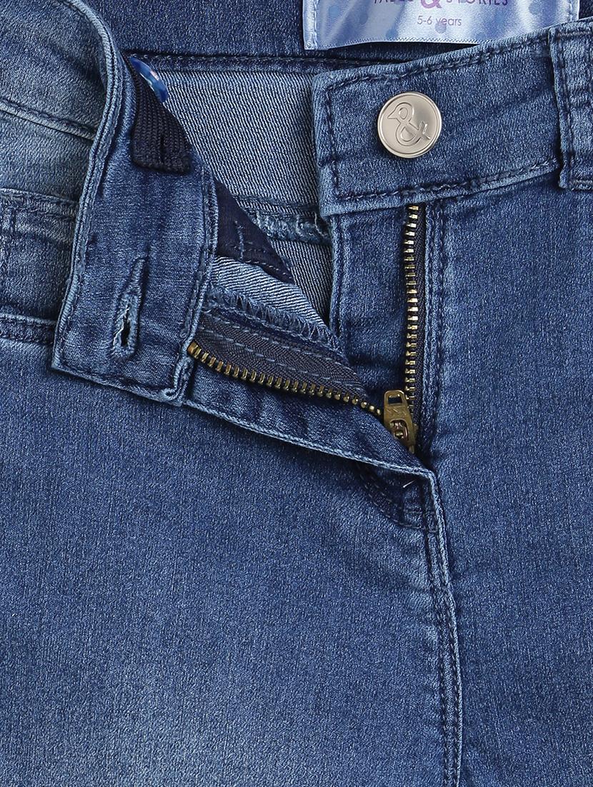 girls solid slim fit jeans - 18586897 - Zoom Image - 2