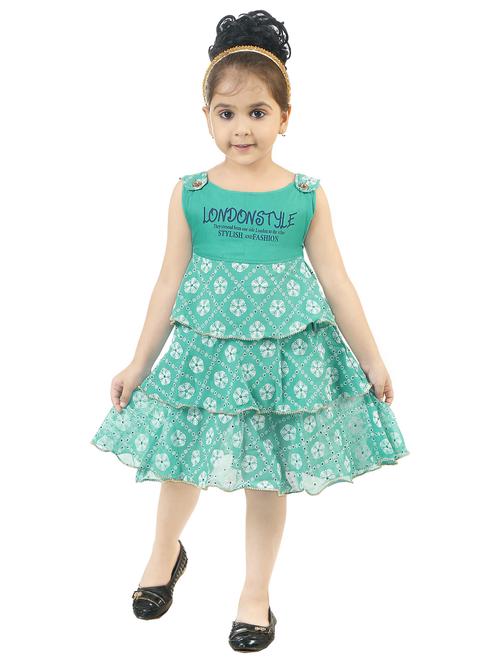 girls round neck sleeveless frock - 18591968 - Standard Image - 0