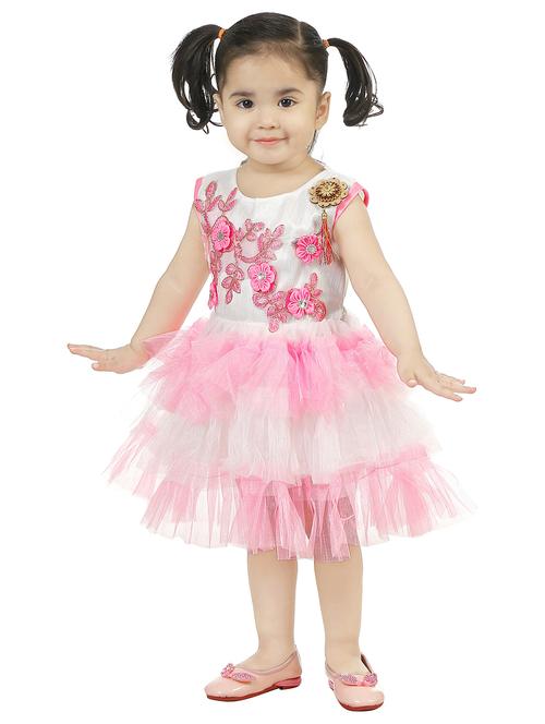 girls round neck sleeveless frock - 18592031 - Standard Image - 0
