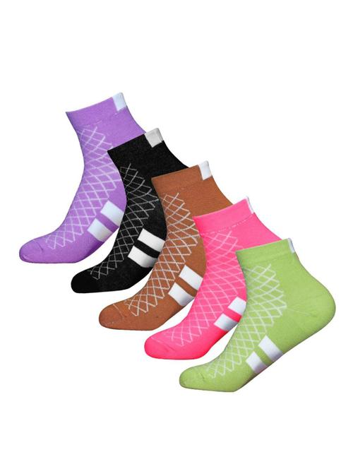 pack of 5 ankle length socks - 18614029 - Very Small Image - 1