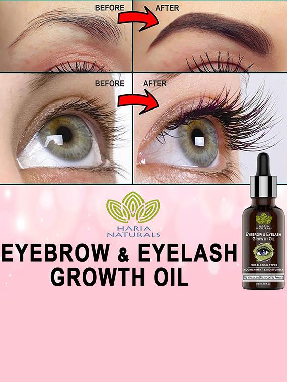 100% pure eyebrow & eyelashes growth oil-enriched with natural ingredients 30 ml (pack of 1) - 18639939 - Standard Image - 2