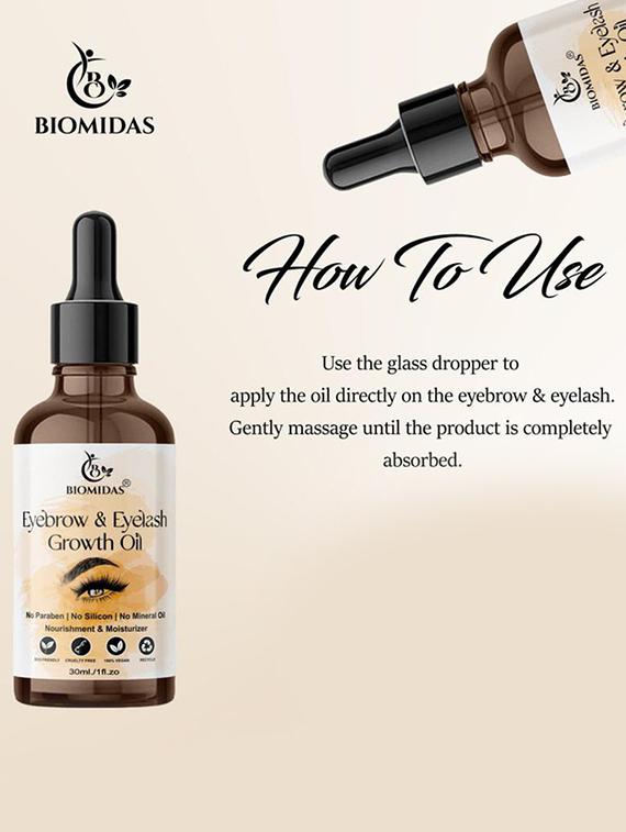 100% pure eyebrow & eyelash growth oil 60ml - 18639940 -  Standard Image - 3
