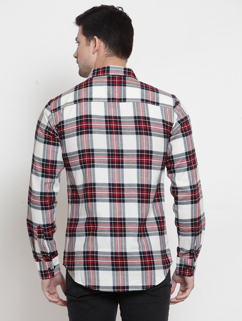 mens checks casual shirt - 18647938 - Zoom Image - 2
