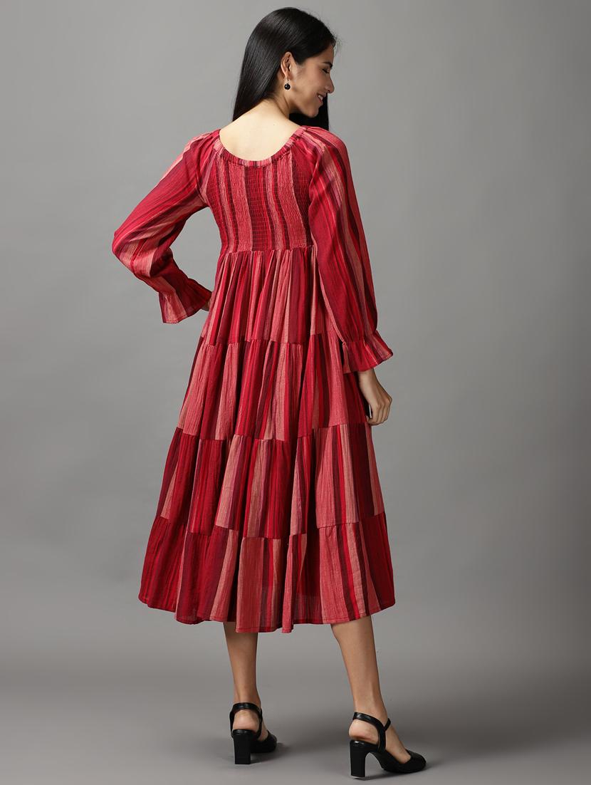 women's tiered dress floral dress - 18659087 - Standard Image - 3