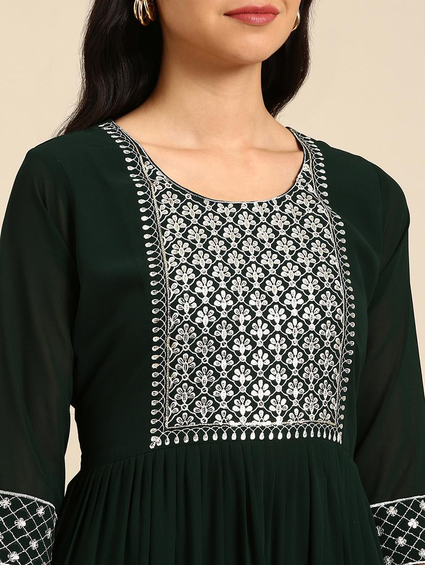 women's flared kurta - 18683058 - Standard Image - 3