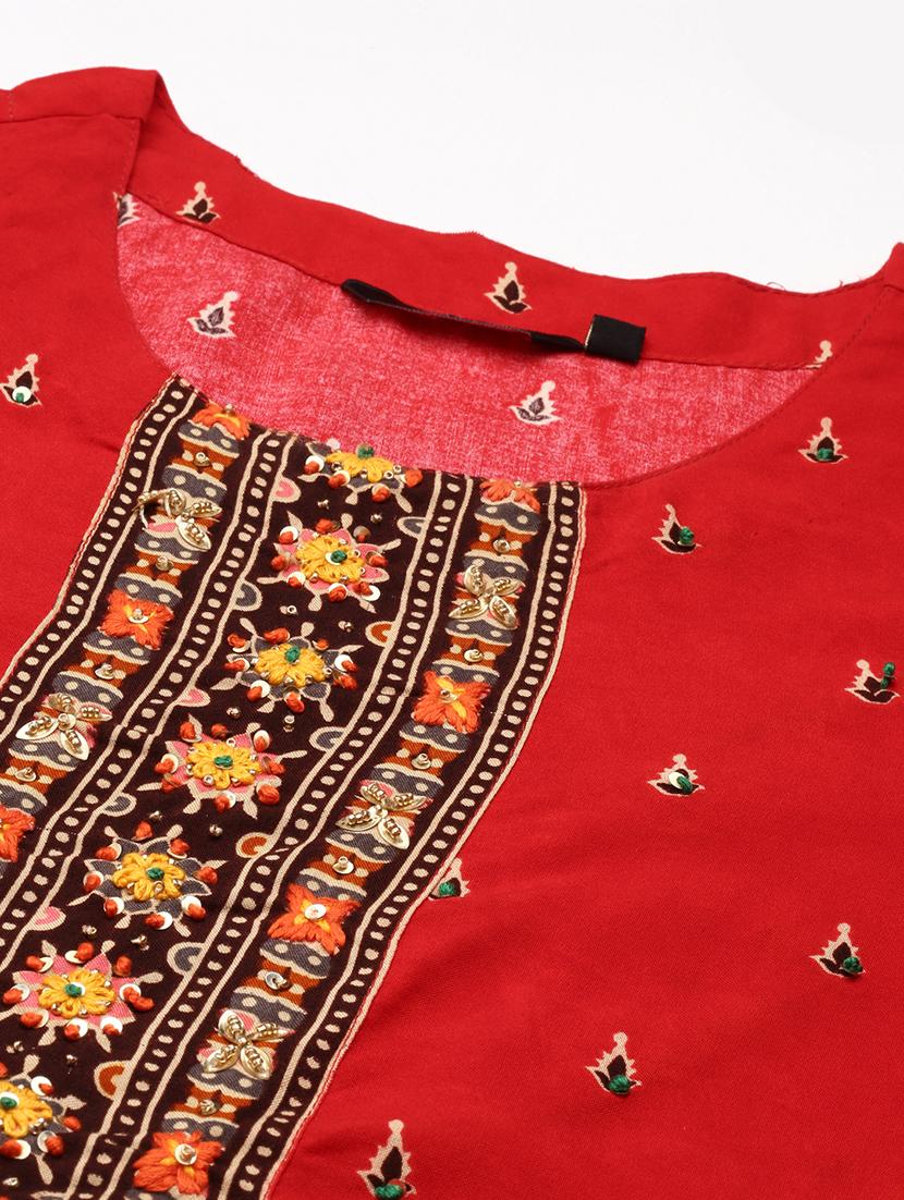 women's flared kurta - 18683152 - Standard Image - 5
