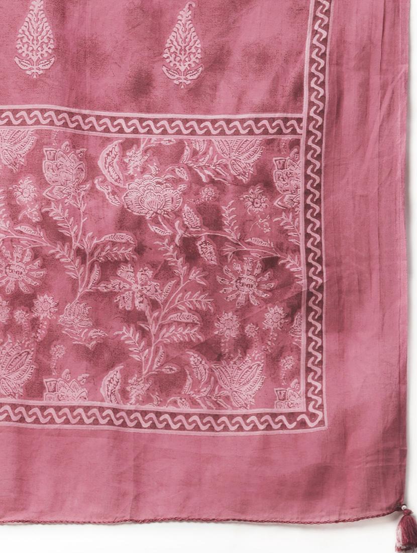 printed kurta pant set with dupatta - 18686907 - Zoom Image - 6
