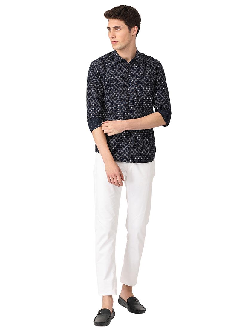 mens printed casual shirt - 18686946 - Zoom Image - 3