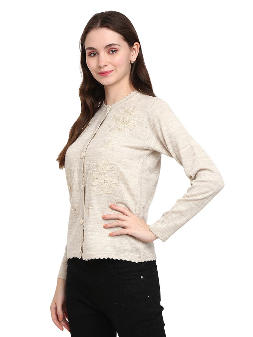 button up wool cardigan - 18687954 - Zoom Image - 2