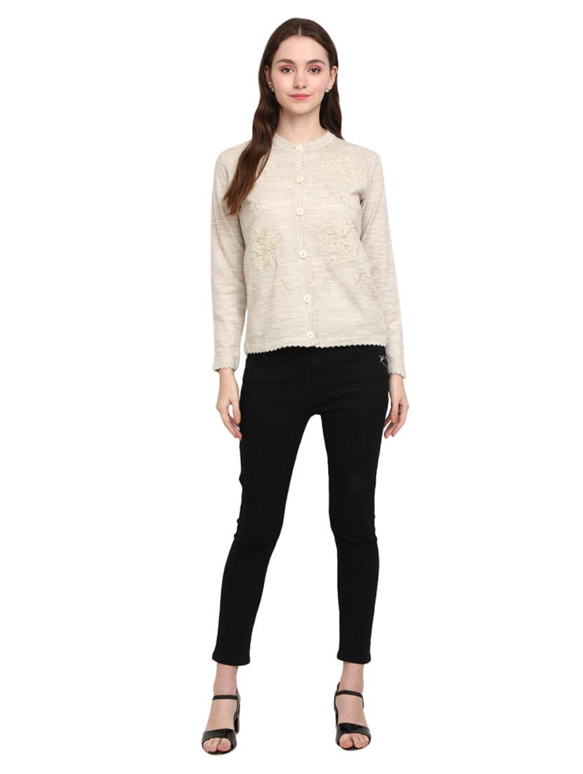 button up wool cardigan - 18687954 - Zoom Image - 3