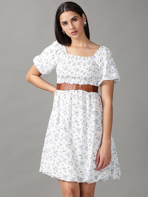 women's fit & flare floral dress - 18688432 -  Standard Image - 0