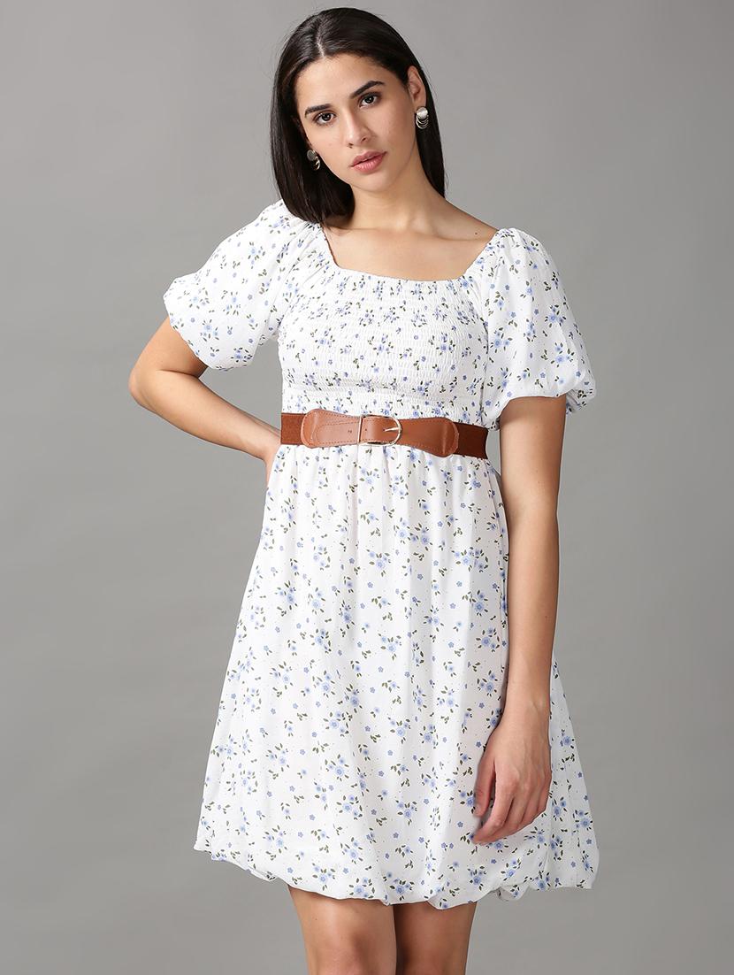 women's fit & flare floral dress - 18688432 -  Zoom Image - 0