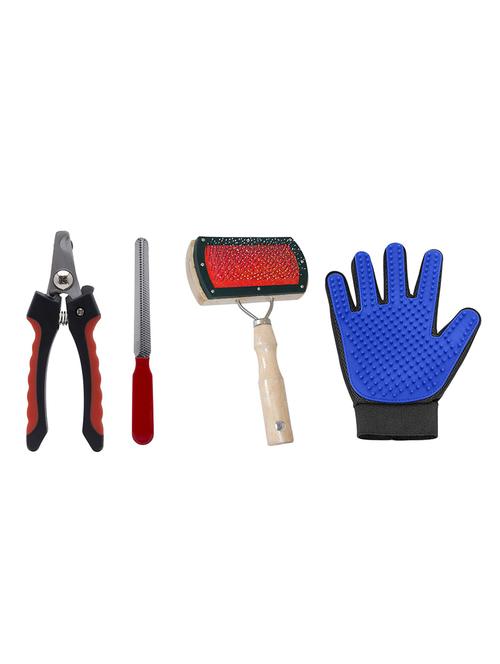 multi colored plastic pet comb brush - 18696949 - Very Small Image - 1