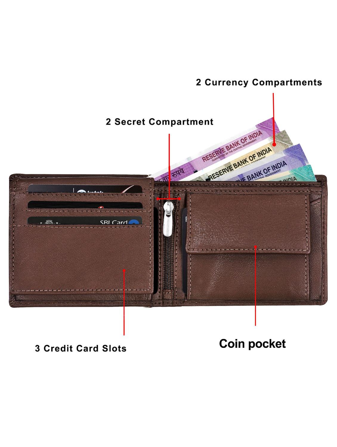 brown leather wallet - 18700282 - Zoom Image - 2