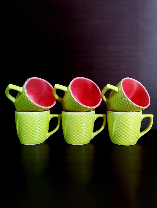 moody panda designer set of 6 cups | cupset | set of 6 cups | ceramic - 18703913 - Standard Image - 0