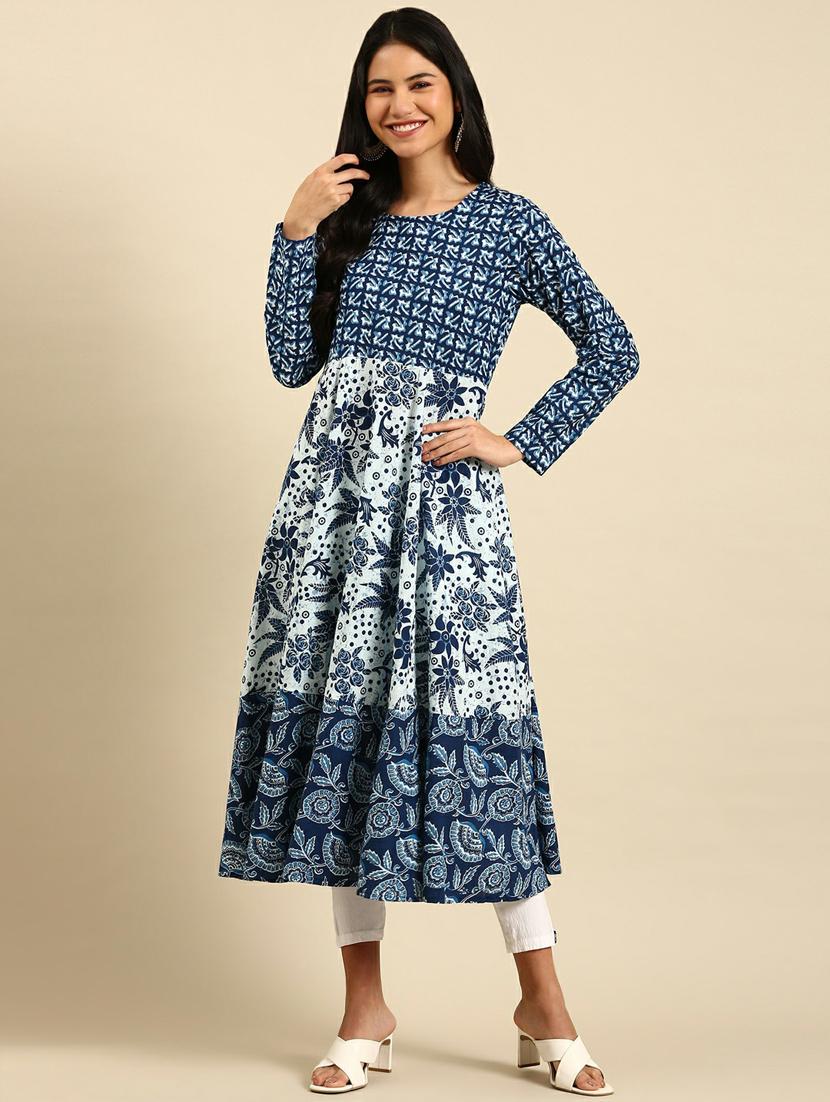 women's flared kurta - 18736714 -  Standard Image - 1